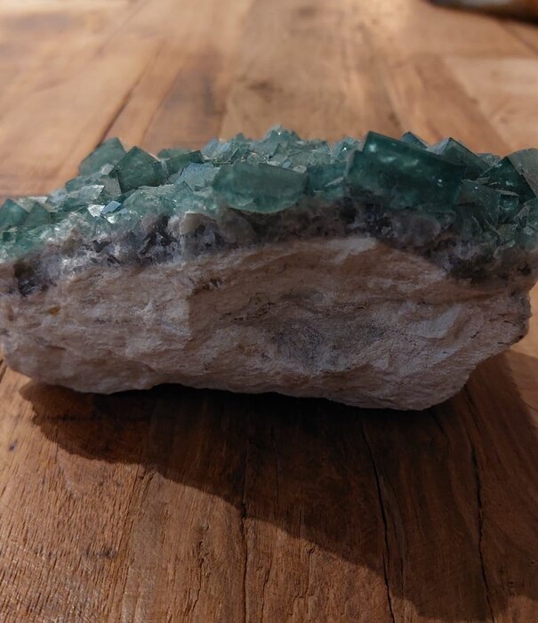 kristal Fluoriet ruw 1650 gr 16x12x9