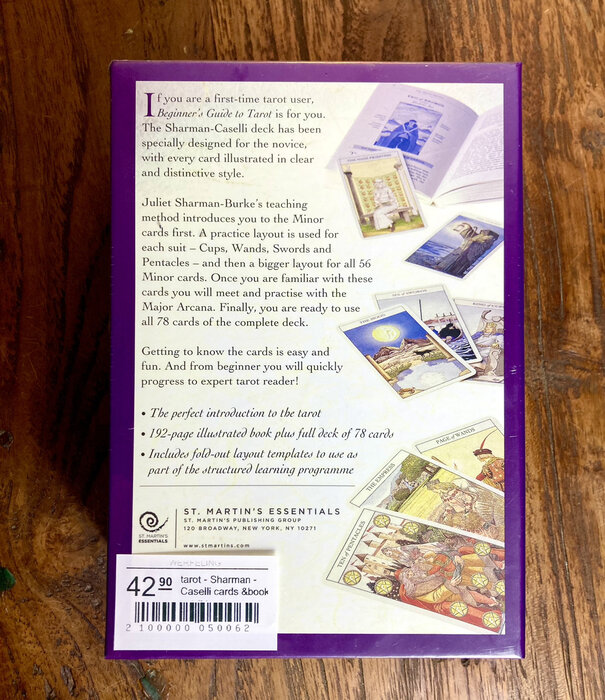 tarot - Sharman - Caselli cards &book set (k)