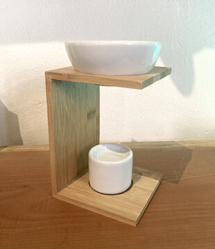 aromabrander hout modern design