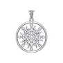hanger The Sun and Flower of Life Silver