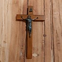 kruisbeeld antiek Jezus 19 cm x 11 cm