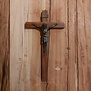 kruisbeeld antiek Jezus 25 cm x 14 cm