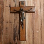 kruisbeeld antiek Jezus 39 cm x 25 cm
