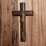 kruisbeeld antiek Jezus 41 cm x 22 cm
