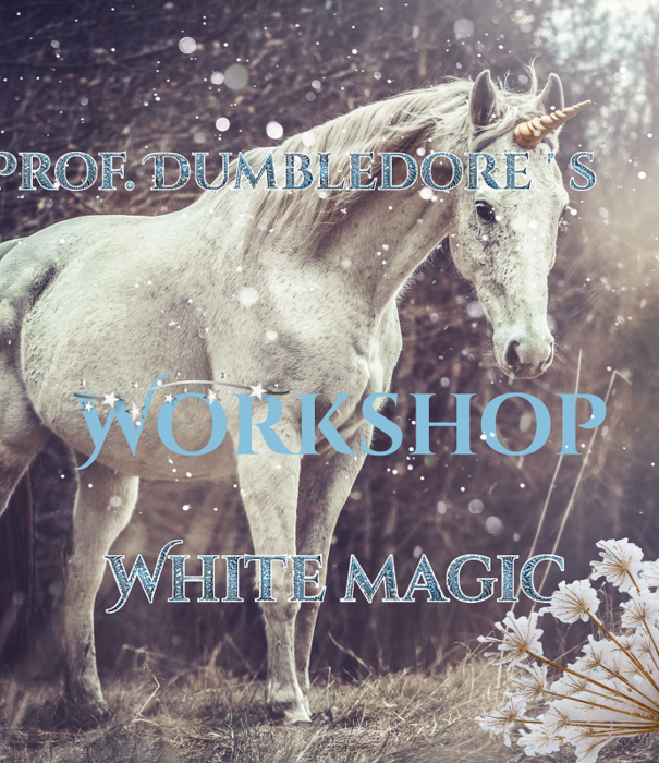workshop - Dumbledore's White magic 6 jan
