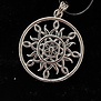 hanger peter stone The Sun and Flower of Life Silver