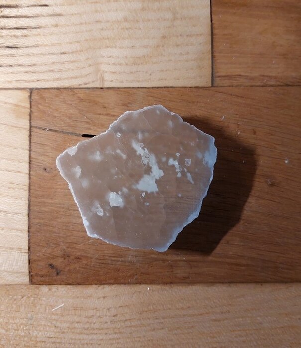 Copy of kristal Seleniet schijf geslepen 0415gr