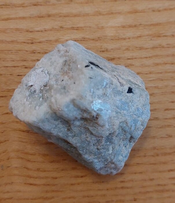 Copy of kristal  Aquamarijn ruw 130 gr