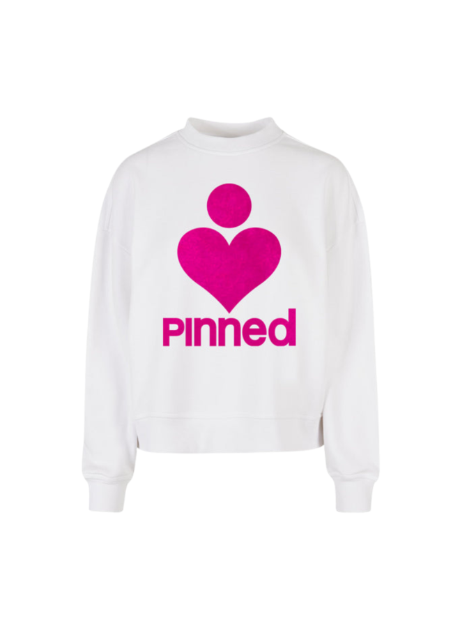 Pinned by K Boxy Pinned Velvet Sweater