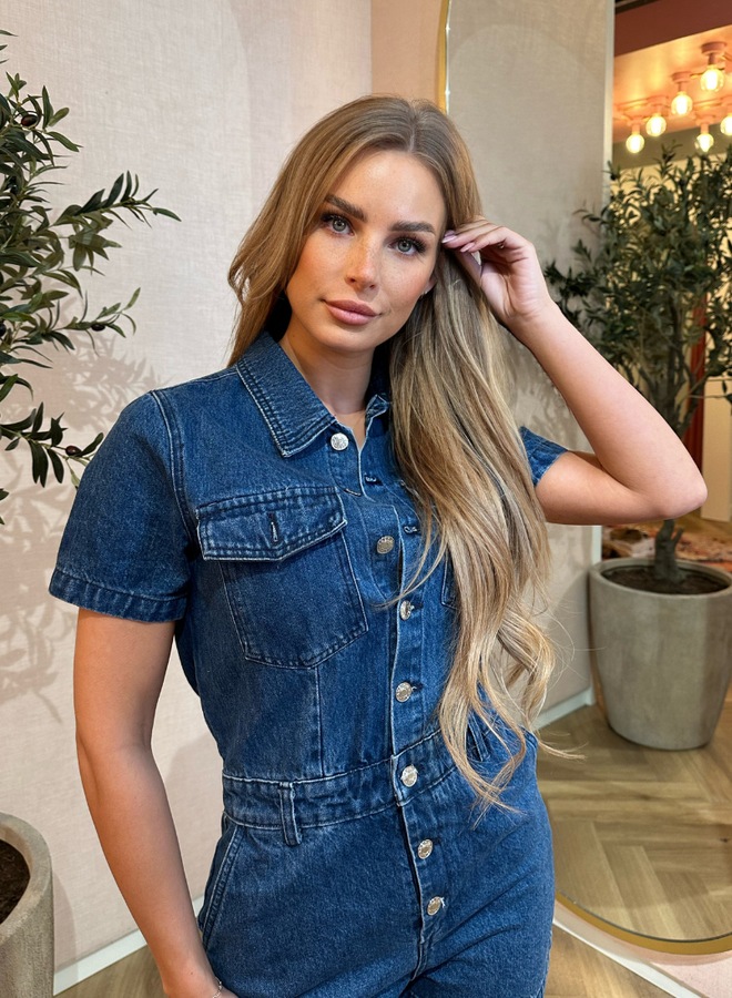 Luna Denim Playsuit