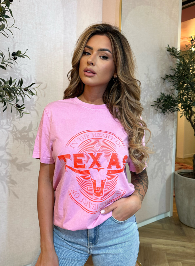 Pinned by K Washed in The Heart Of Texas T-Shirt