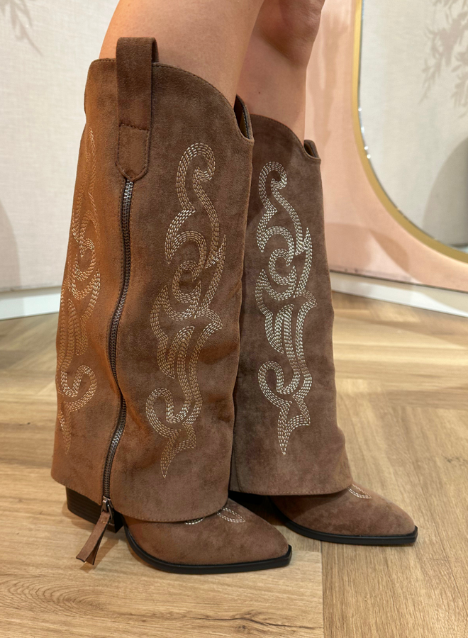 Folded Cowboy Boot