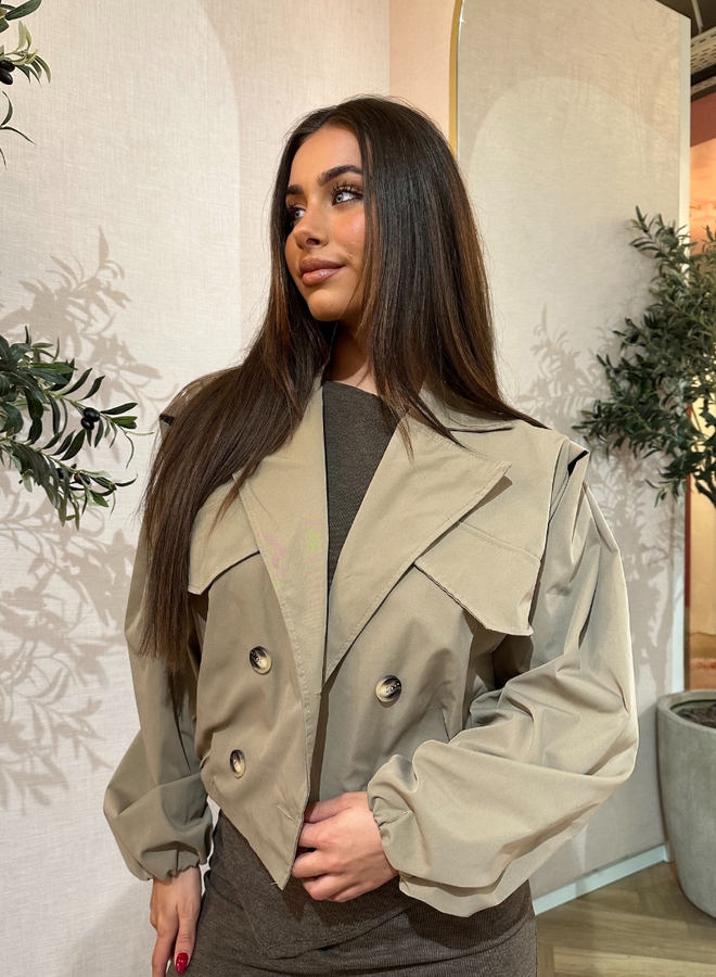 Scrunched Trenchcoat