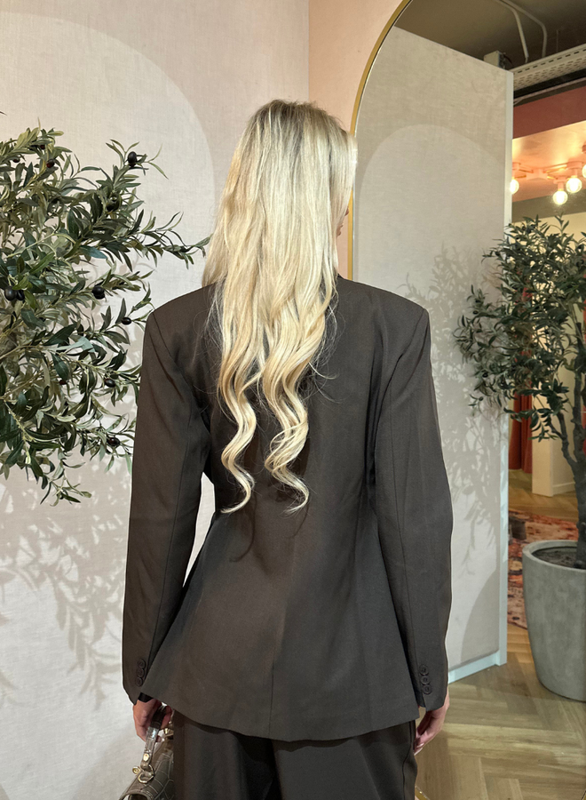 Chloe Blazer - Chocolat Brown