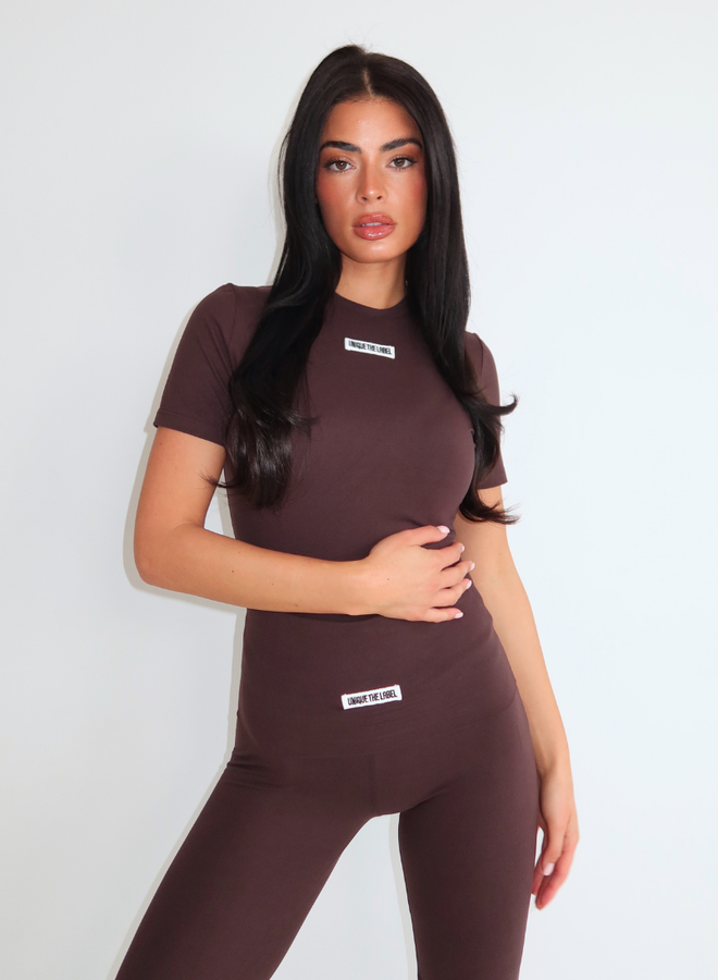 Nena Short Sleeve - Cacao