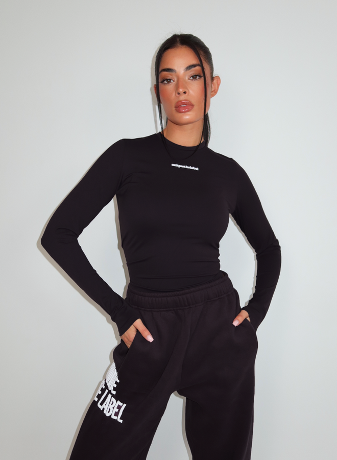 Robyn Long Sleeve - Deep Black