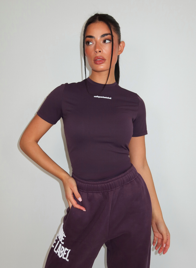 Robyn Short Sleeve - Deep Berry