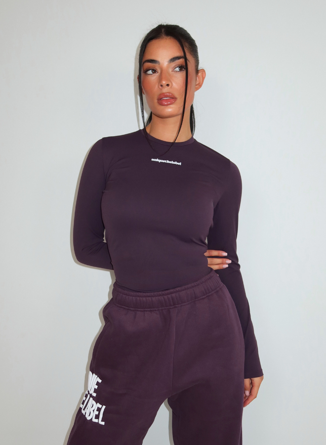 Robyn Long Sleeve - Deep Berry