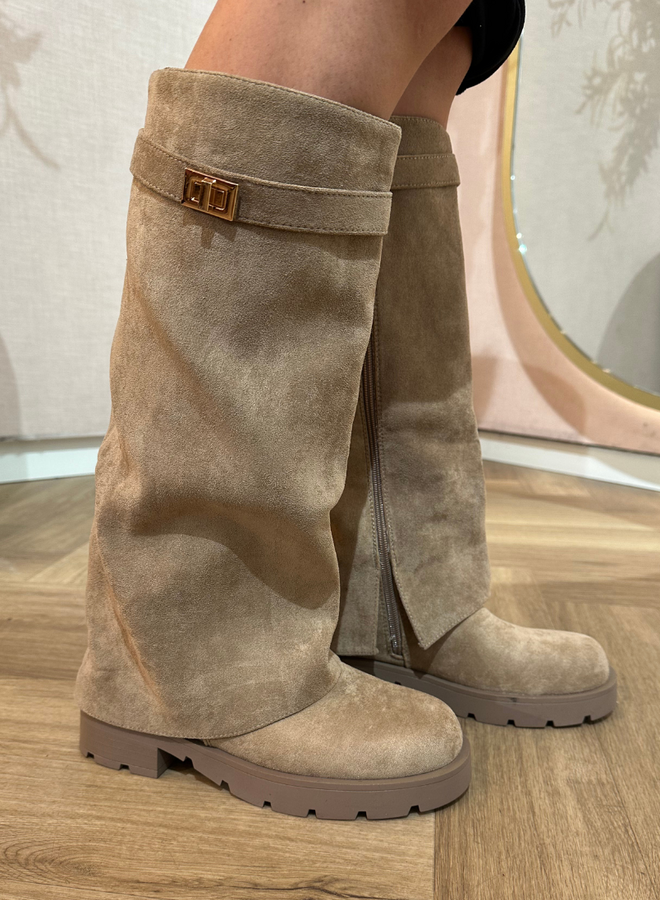 Mollie Boots - Beige
