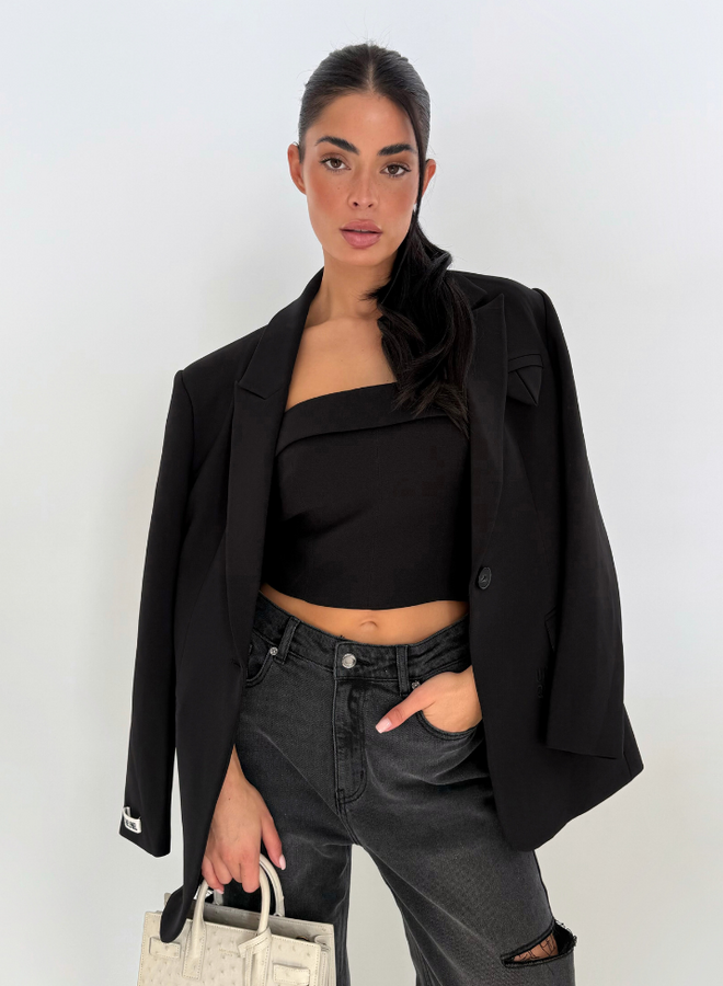 Novee Blazer - Deep Black