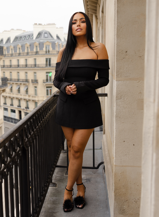 Emily Dress - Deep Black