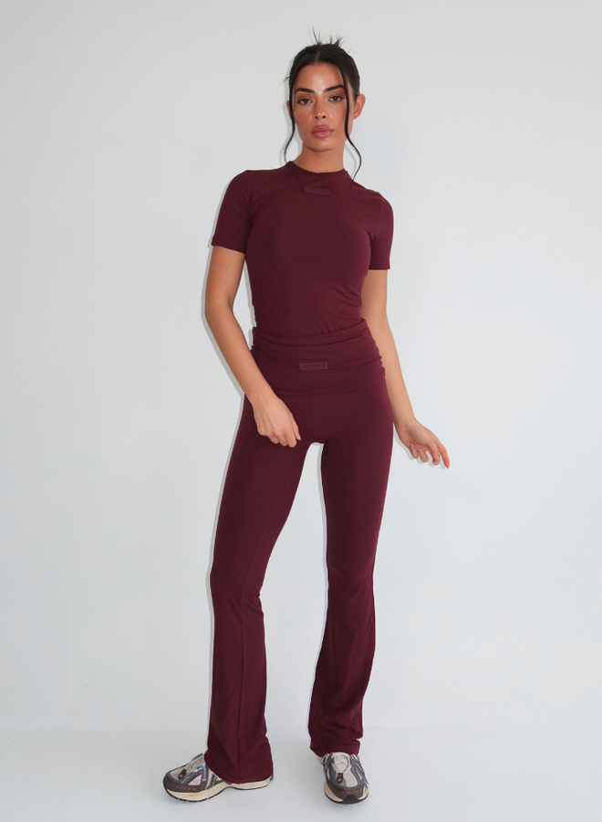 Noelle Pants - Deep Cherry