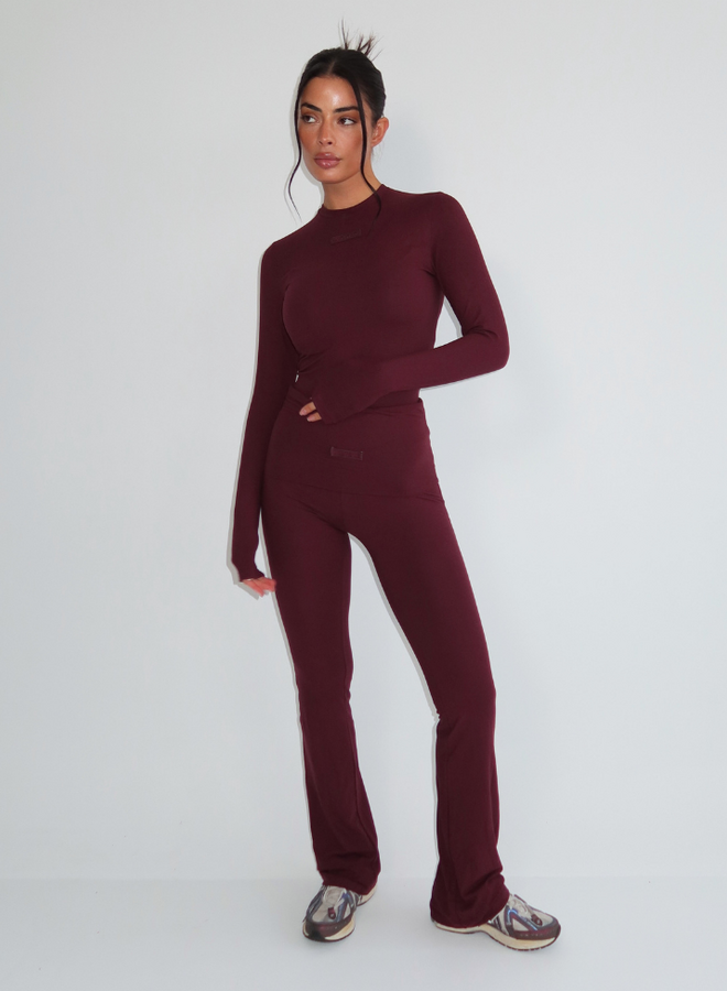 Noelle Pants - Deep Cherry