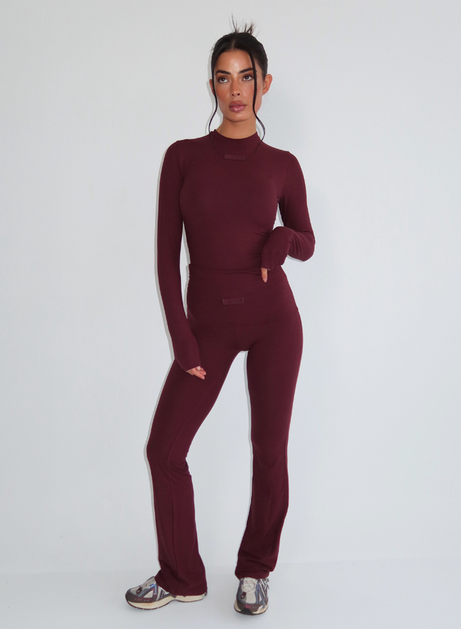 Noelle Pants - Deep Cherry