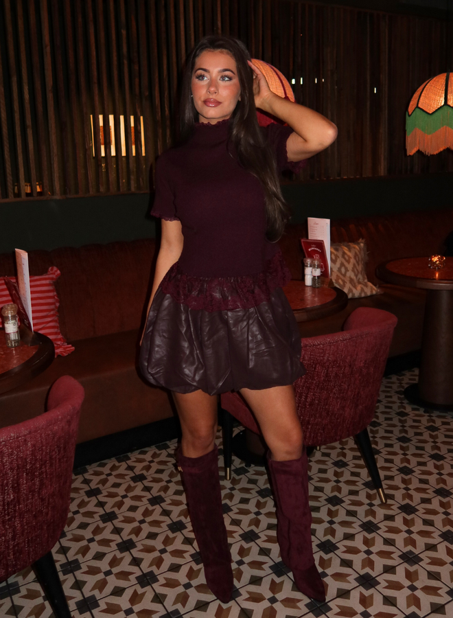 Dakota Skirt - bordeaux