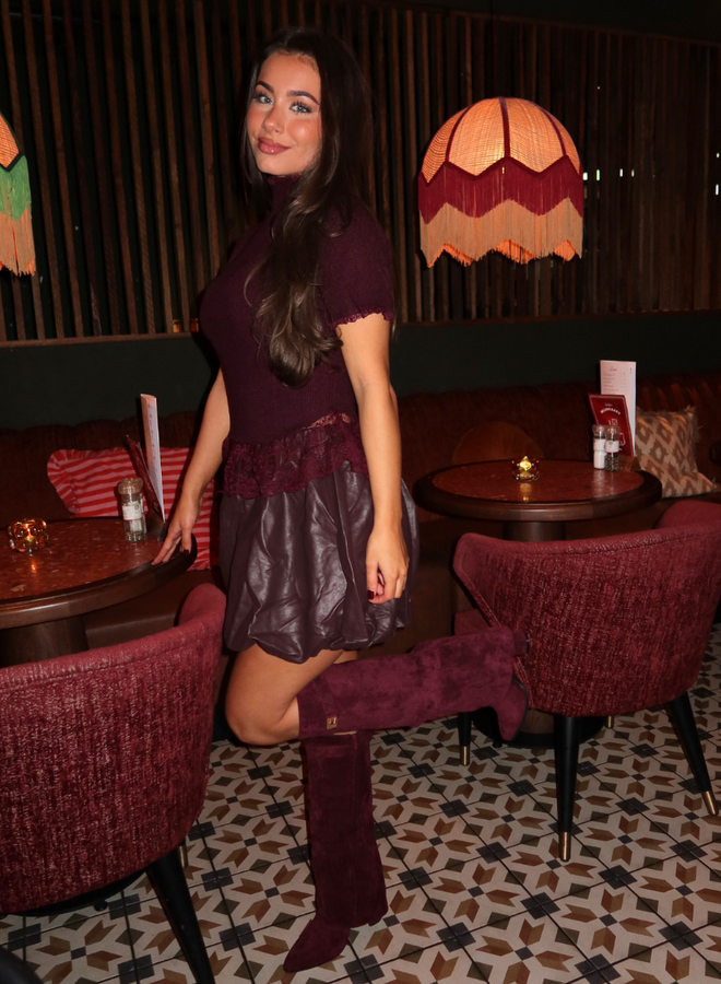 Dakota Skirt - bordeaux
