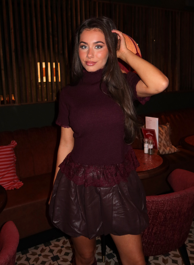 Dakota Skirt - bordeaux