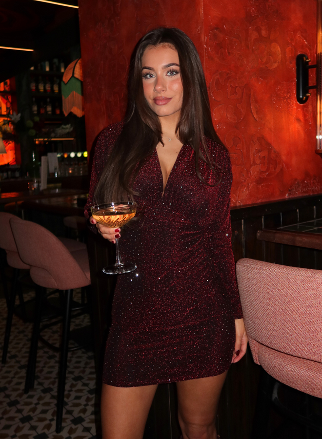 Jules Dress - Bordeaux