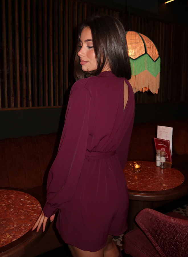 Perrie Playsuit - Bordeaux