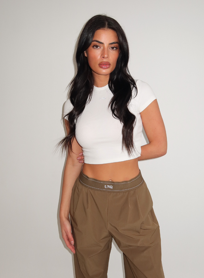 Gill Crop Tee - White