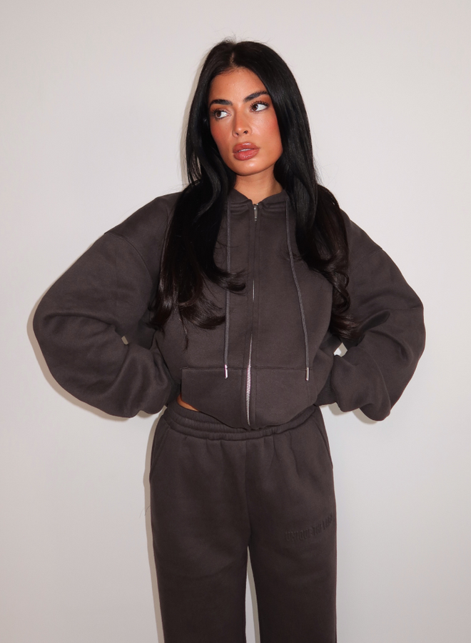 Nyla Vest - Charcoal