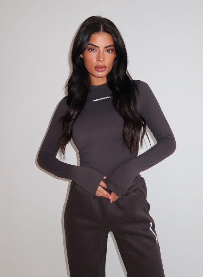 Robyn Long Sleeve - Charcoal