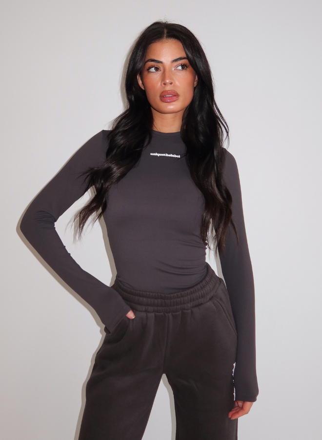 Robyn Long Sleeve - Charcoal