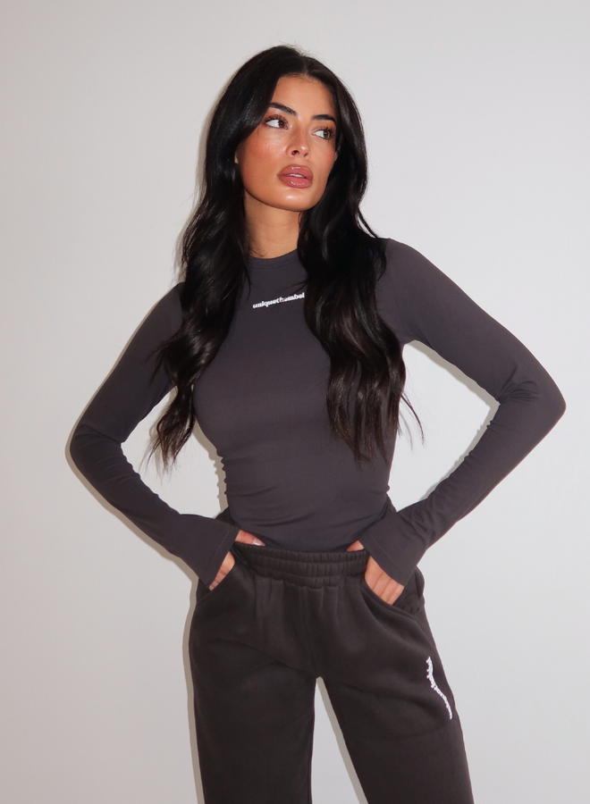 Robyn Long Sleeve - Charcoal