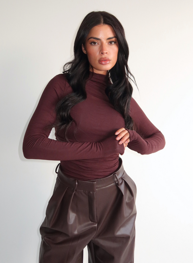 Sara Bodysuit - Brown