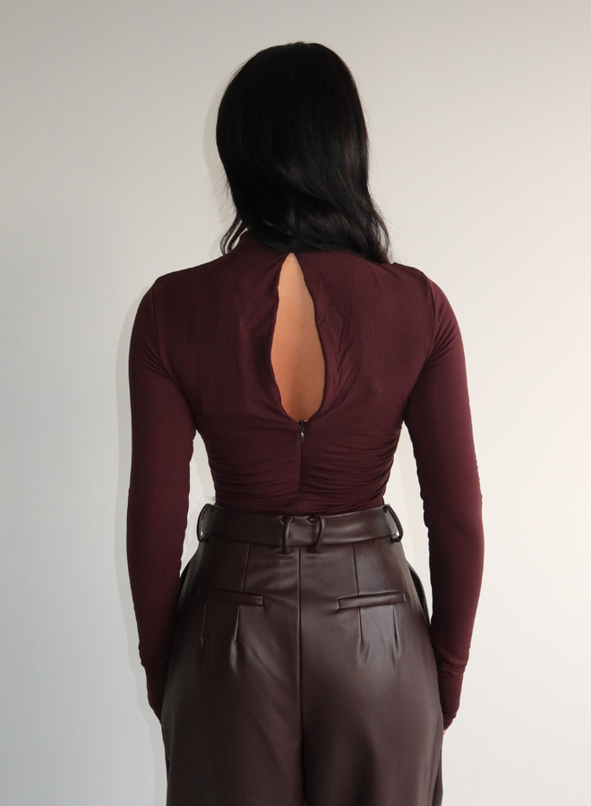 Sara Bodysuit - Burgundy