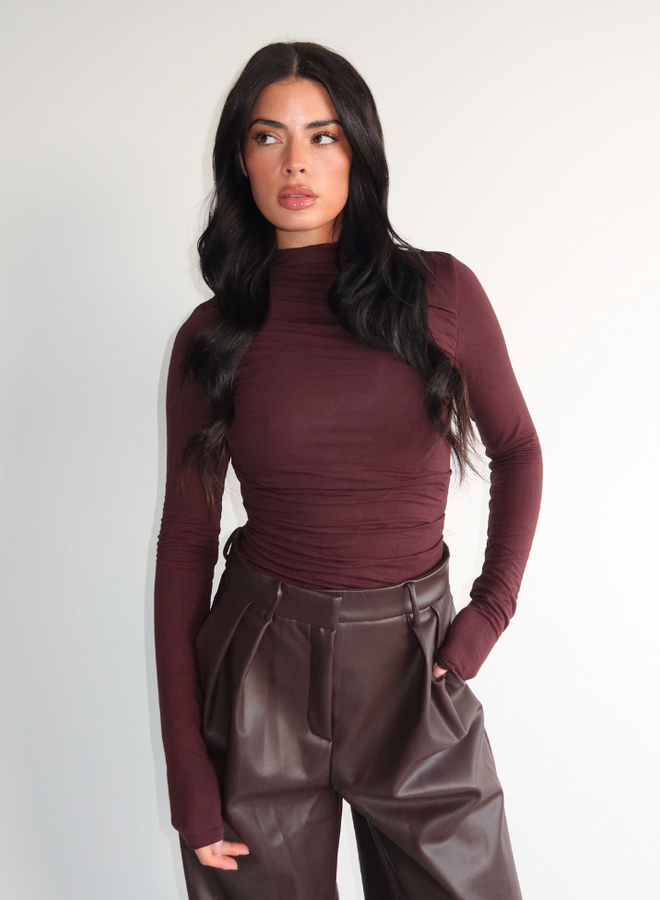 Sara Bodysuit - Burgundy