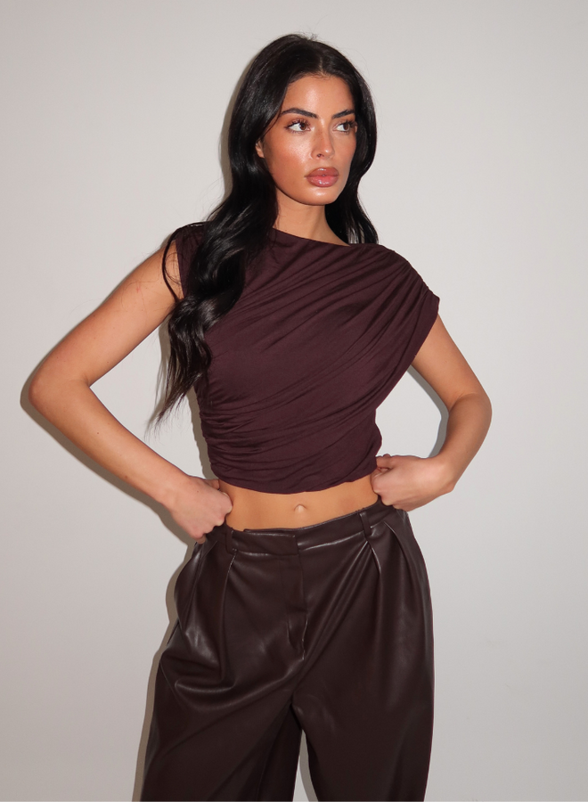Mira Top - Brown