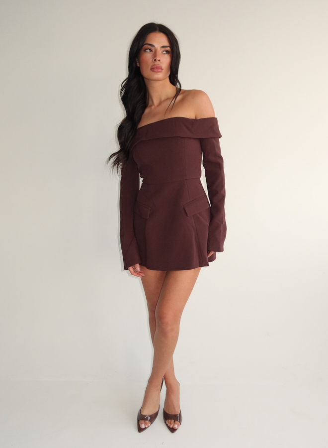 Emily Dress - Chocolate