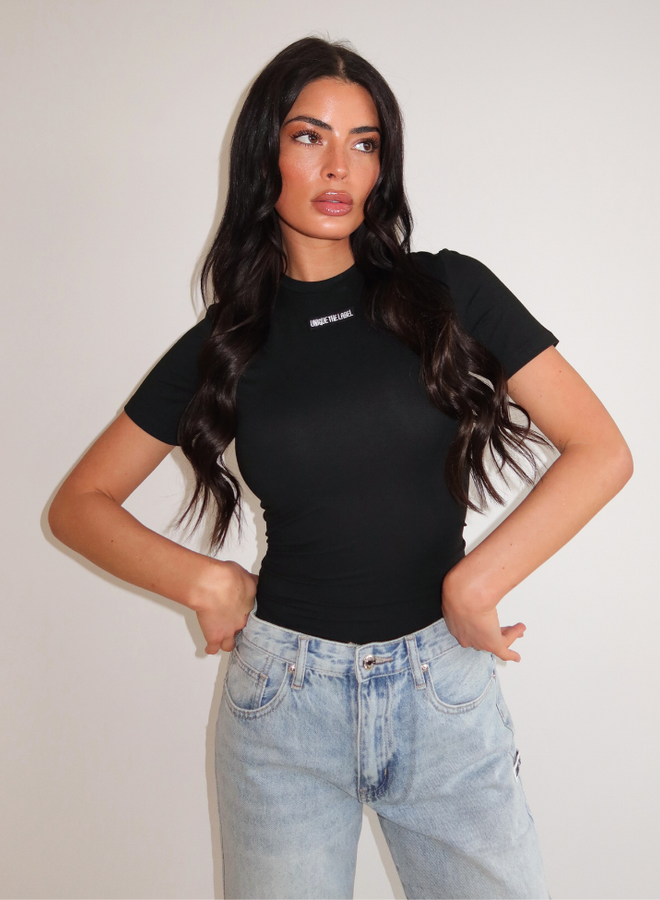 Jacky Short Sleeve - Black/Black