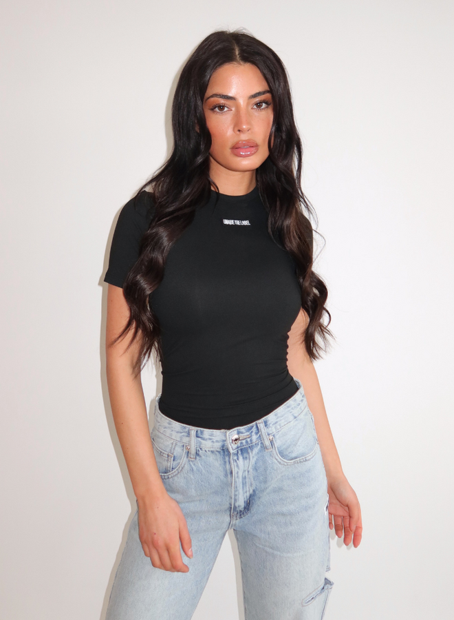 Jacky Short Sleeve - Black/Black