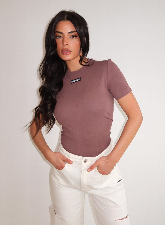 Jill Short Sleeve - Mushroom