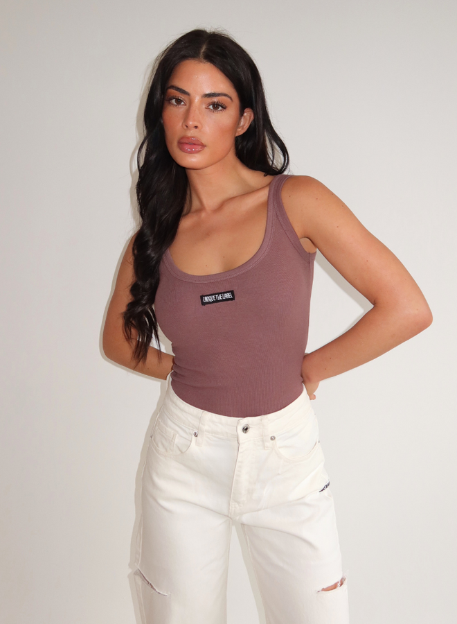 Jill Bodysuit - Mushroom