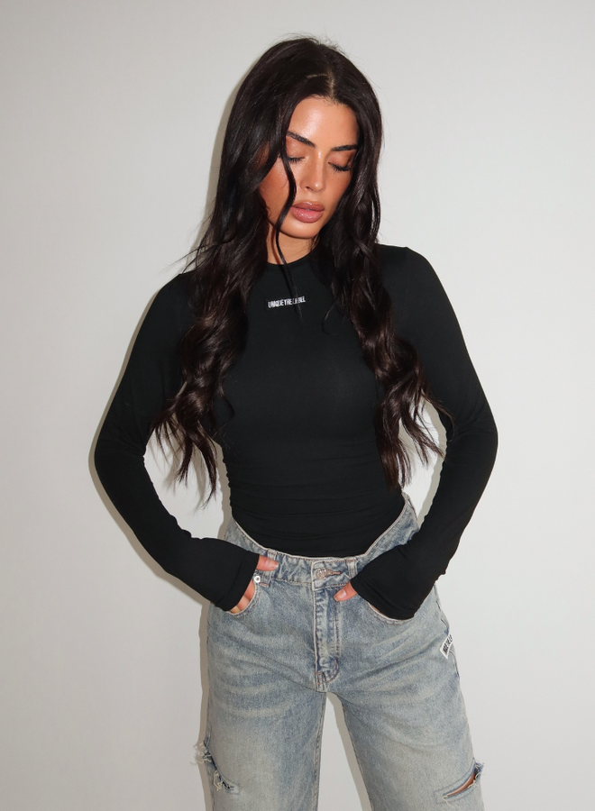 Jacky Long Sleeve - Black/Black