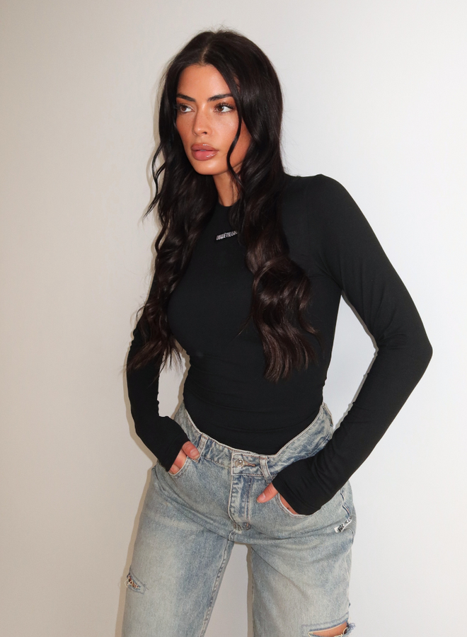 Jacky Long Sleeve - Black/Black