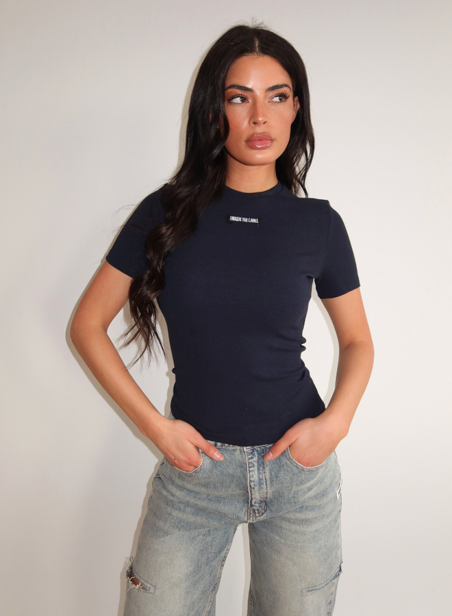 Jill Short Sleeve - Deep Dark Navy